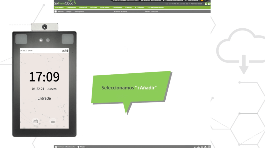 Wie man Zeiterfassungsgeräte in GoTime Cloud konfiguriert